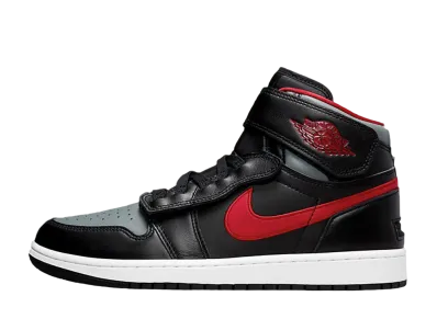 ナイキ エアジョーダン1 ハイ フライイーズ "ブラック/ジムレッド/スモークグレー"