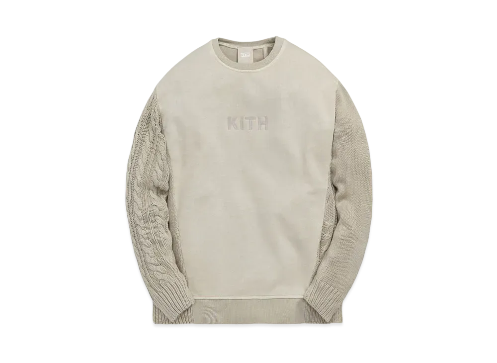 Kith Combo Knit Crewneck "Pyramid"