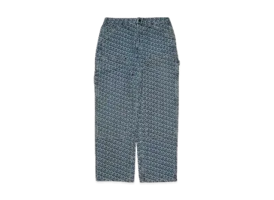 Supreme Monogram Double Knee Denim Painter Pant "Blue"