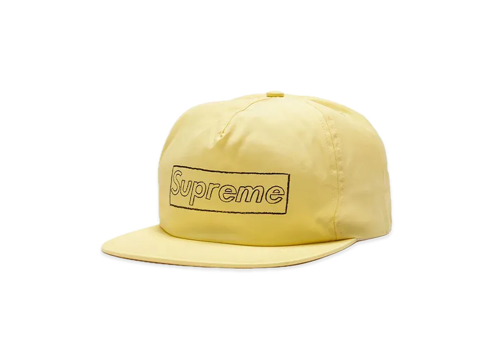 Supreme KAWS Chalk Logo 5-Panel "Yellow"