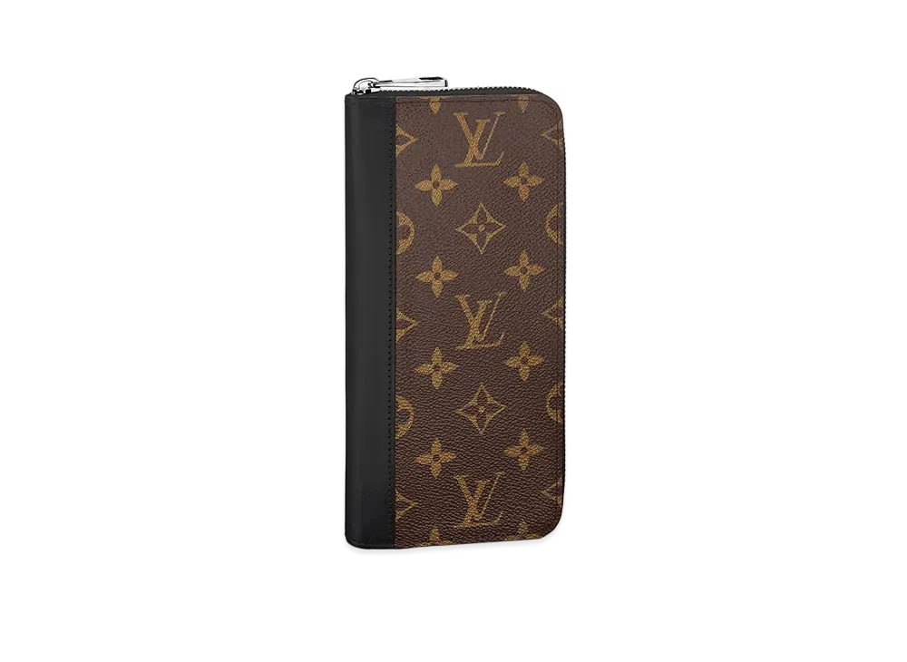 ルイヴィトン ジッピーウォレット・ヴェルティカル モノグラム・マカサー M60109