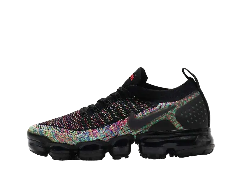 Nike Women's Air Vapormax Flyknit 2 "Black/Black-Racer Pink-Racer Blue"