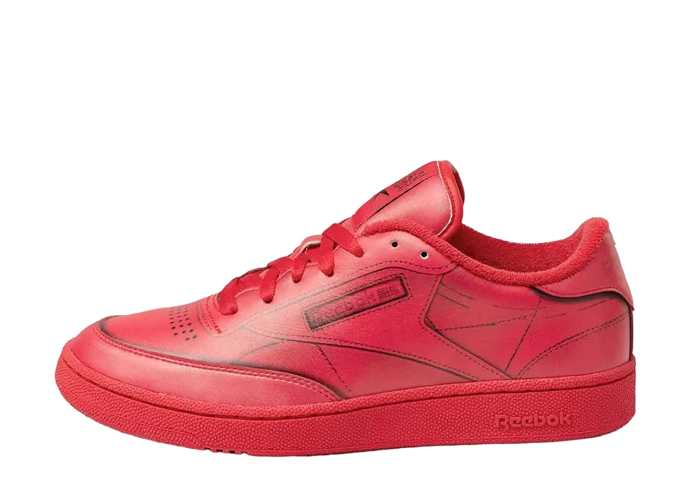 メゾンマルジェラ × リーボック クラブC TL "ベクターレッド"