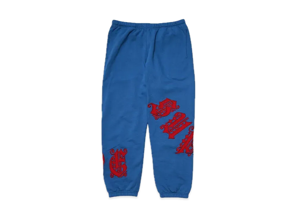 Supreme Old English Wrap Sweatpant "Blue"