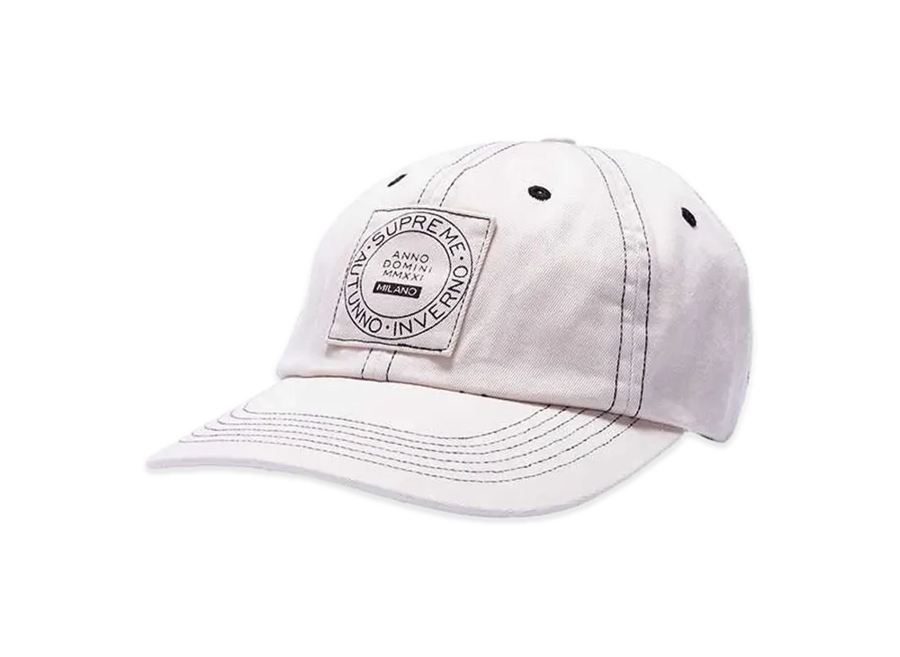 Supreme Milano Patch 6-Panel "White"