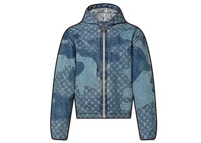 Louis Vuitton x NIGO MONOGRAM PATCHWORK DENIM HOODIE "Denim"