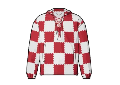 Louis Vuitton x NIGO DAMIER LACES WINDBREAKER "Red"