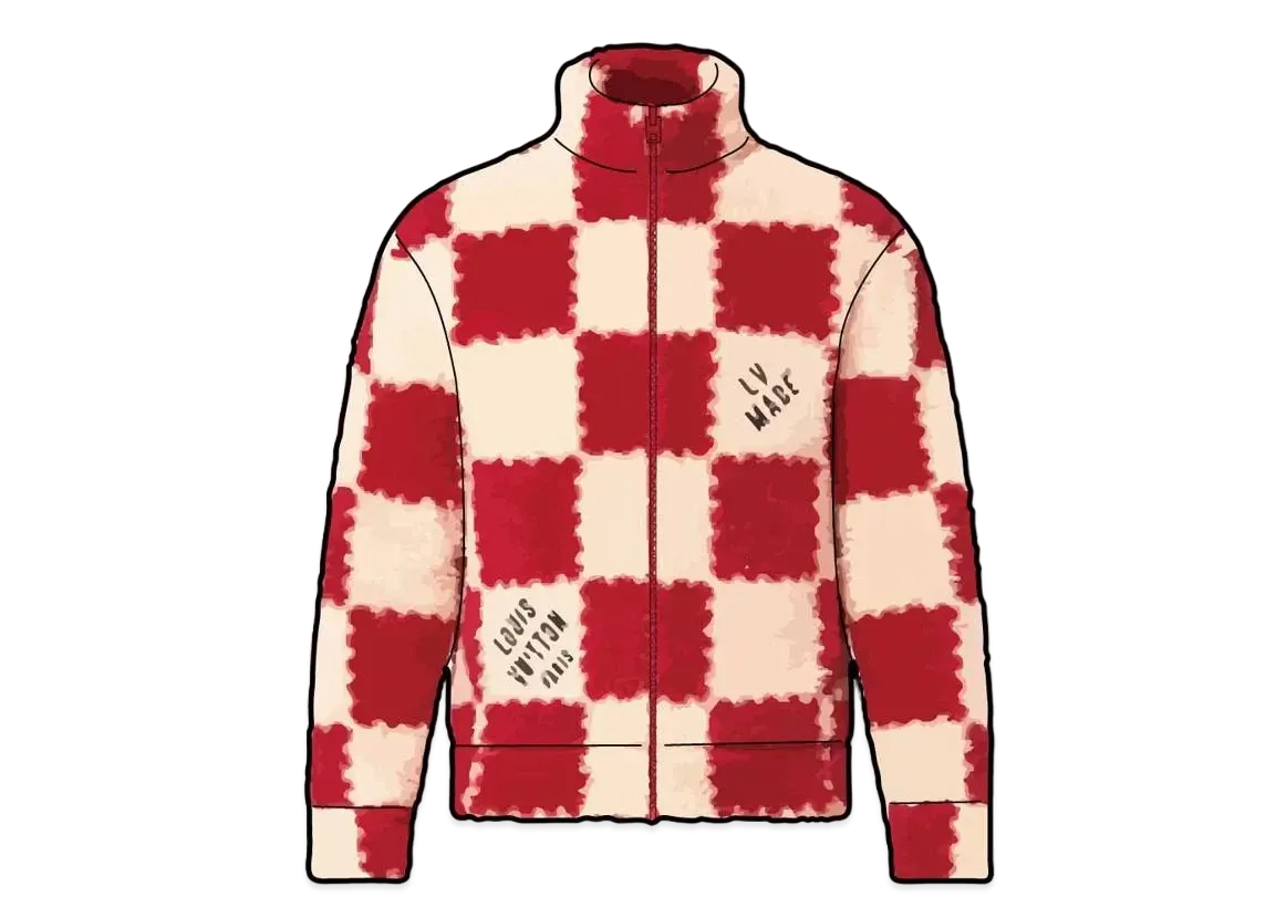 ルイヴィトン ニゴー オール オーバー ダミエ フリース ブルゾン LOUIS VUITTON - 【新品未使用】ルイ・ヴィトン ニゴー オール