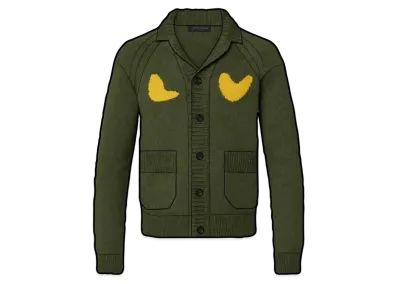 Louis Vuitton x NIGO SOPHISTICATED SIGNATURE CARDIGAN "Olive"