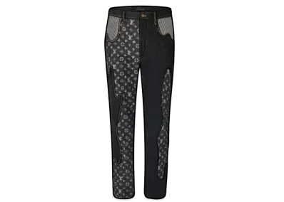 Louis Vuitton x NIGO MONOGARM CRAZY DENIM PANTS "Black"