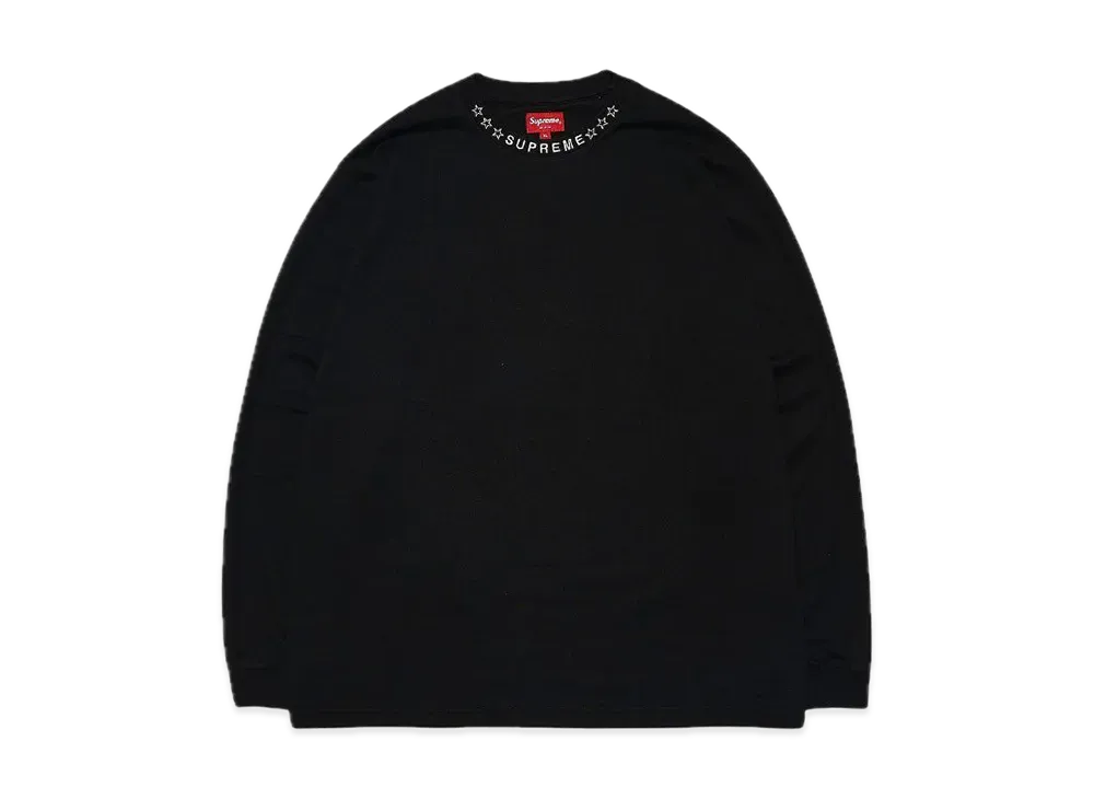 Supreme Stars Collar L/S Top "Black"