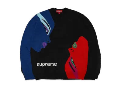 Supreme Faces Sweater "Black"
