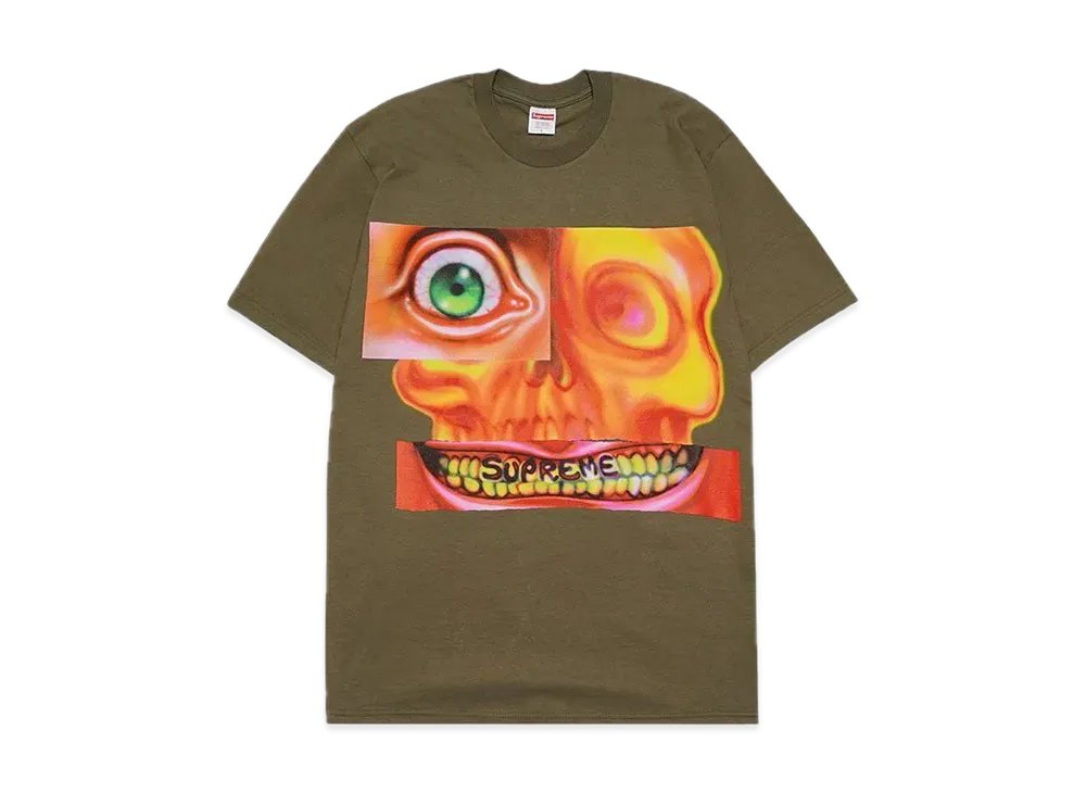 Supreme Face Tee "Light Olive"