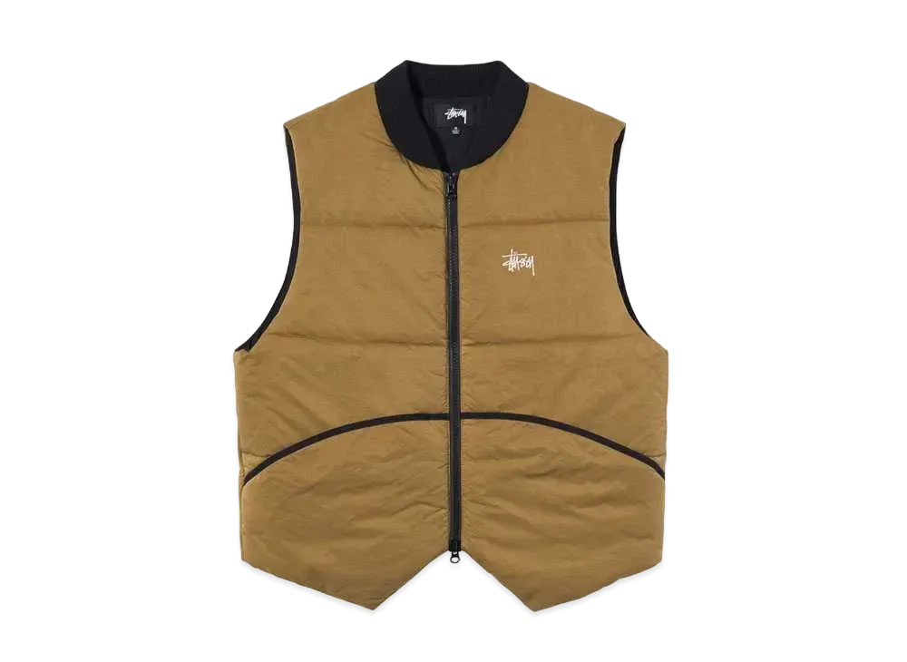 Stussy PRIMALOFT QUILTED VEST "Brown"