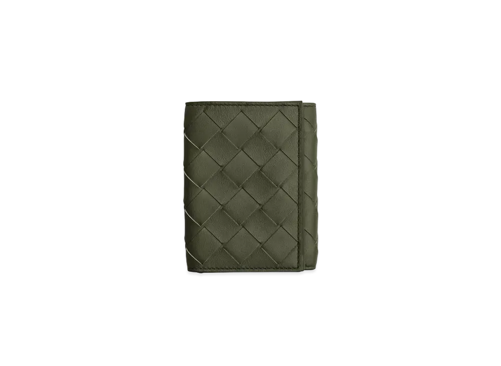 Bottega Veneta Trifold Flap Wallet "Camping"