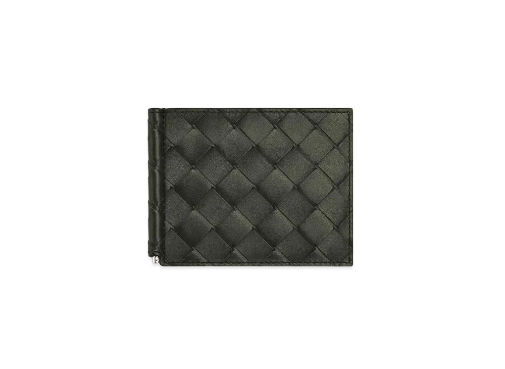 Bottega Veneta Money Clip Wallet "Camping Mirabelle"