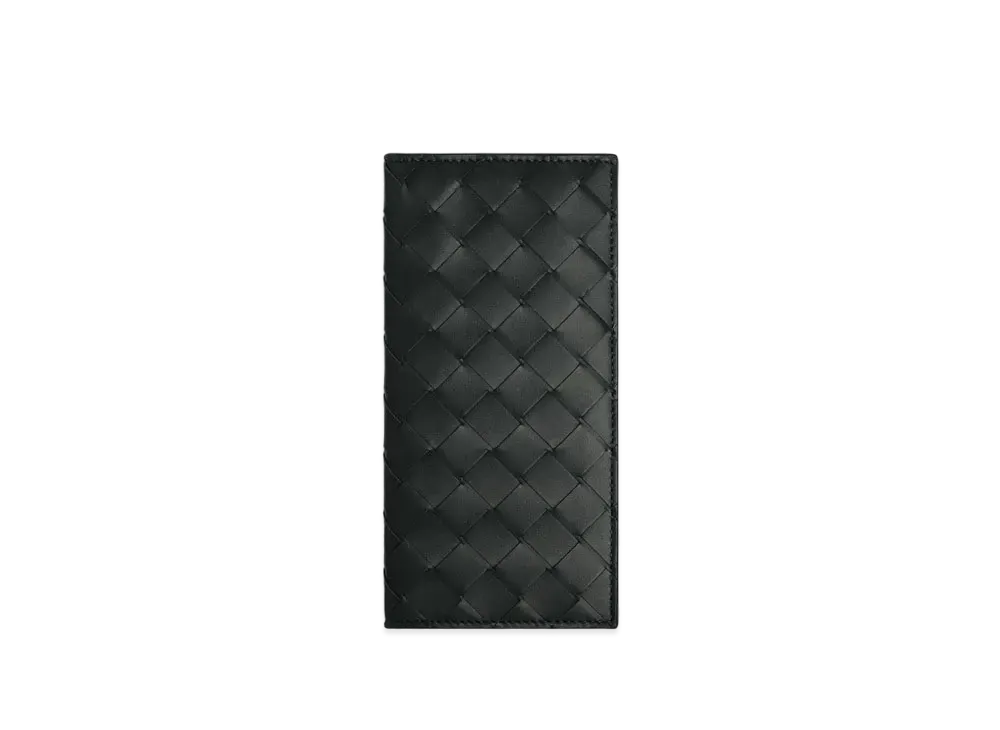 Bottega Veneta Slim Long Wallet "Nero"