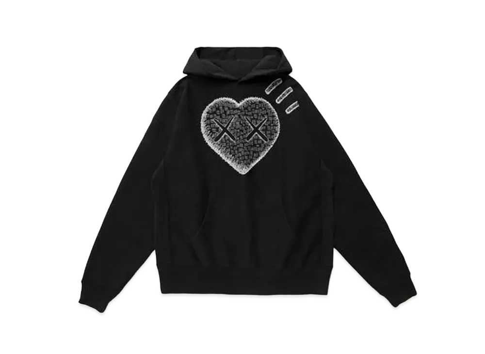 ヒューマンメイド x カウズ フーディー #1 "ブラック"