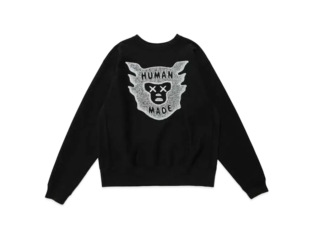 HUMAN MADE x KAWS SWEATSHIRT #1 "Black"