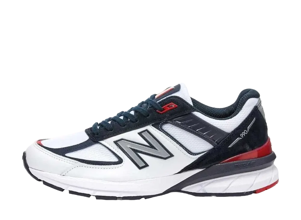 ニューバランス 990V5 "ホワイト/ネイビー/レッド"