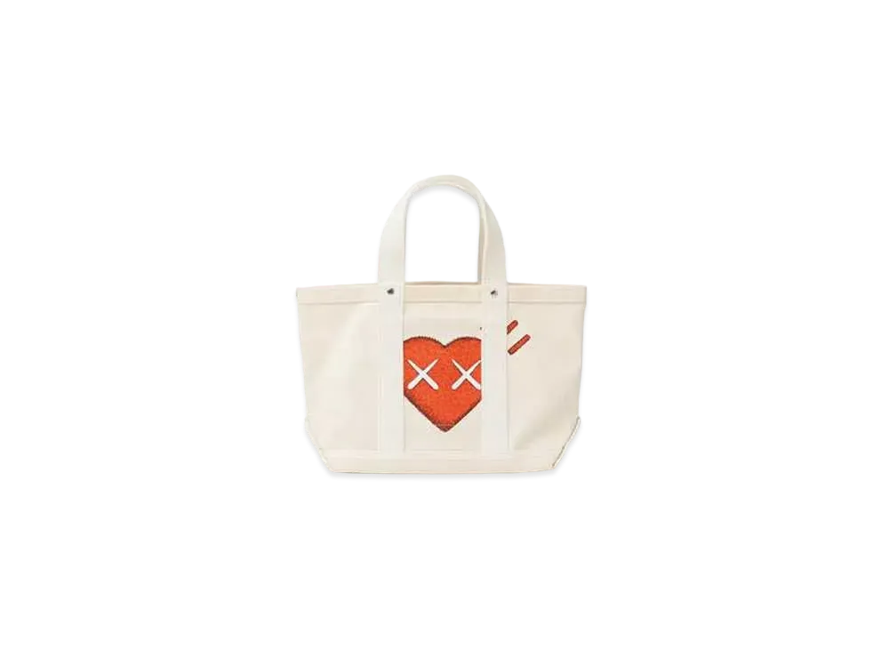 HUMAN MADE x KAWS TOTE BAG SMALL "White"