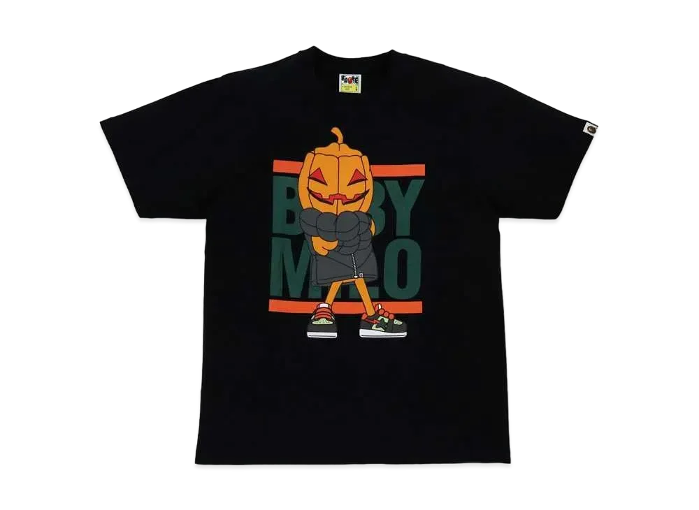 A BATHING APE HALLOWEEN BABY MILO TEE "Black"