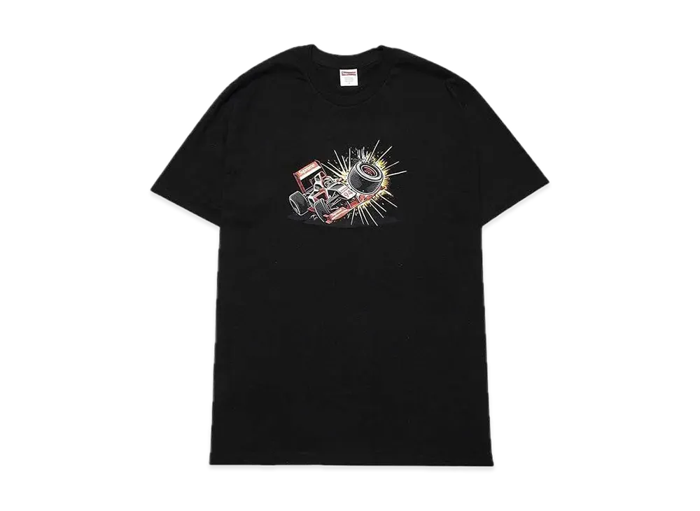 シュプリーム クラッシュ Tシャツ "ブラック"