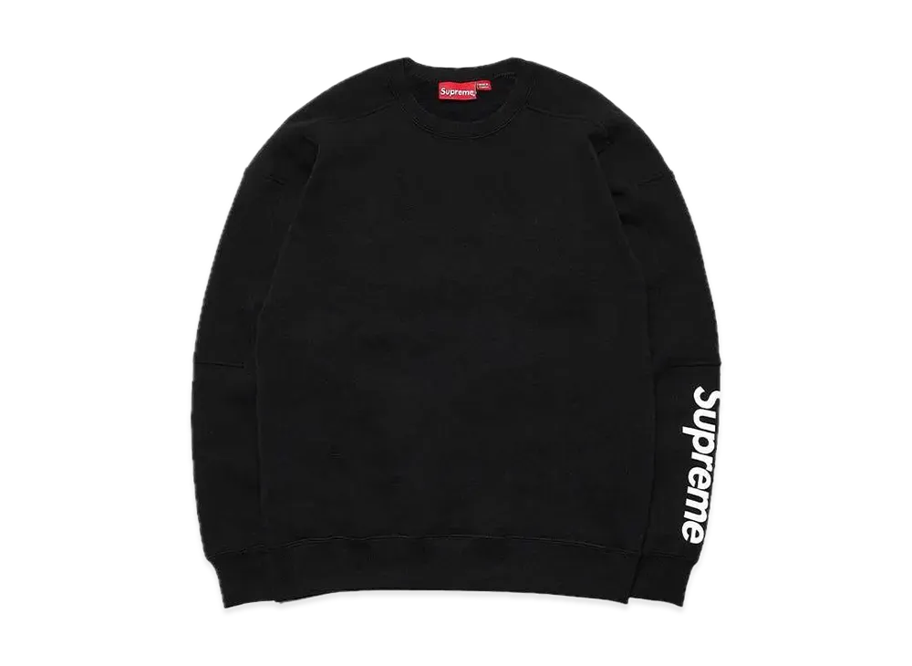 Crewneck Sweater Applique Crewneck Supreme Formula Crewneck Black