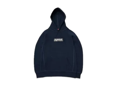 Supreme Bandana Box Logo Hooded Sweatshirt "Navy"