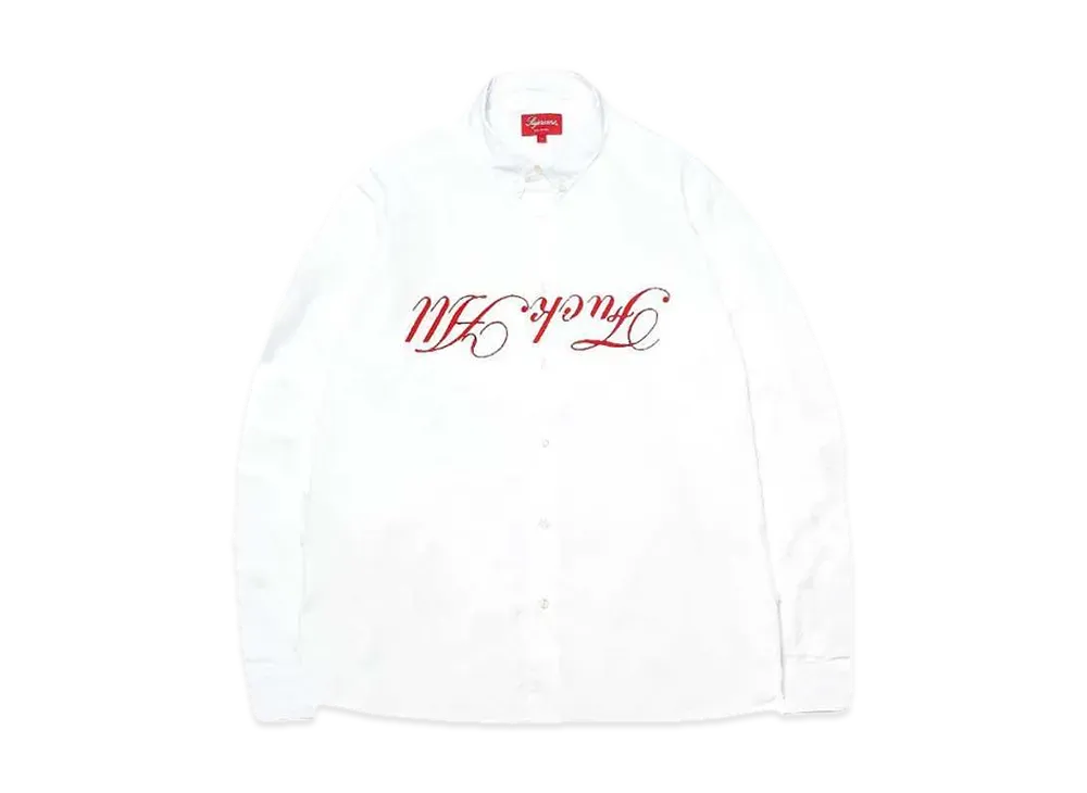 Supreme Jamie Reid Fuck All Shirt "White"