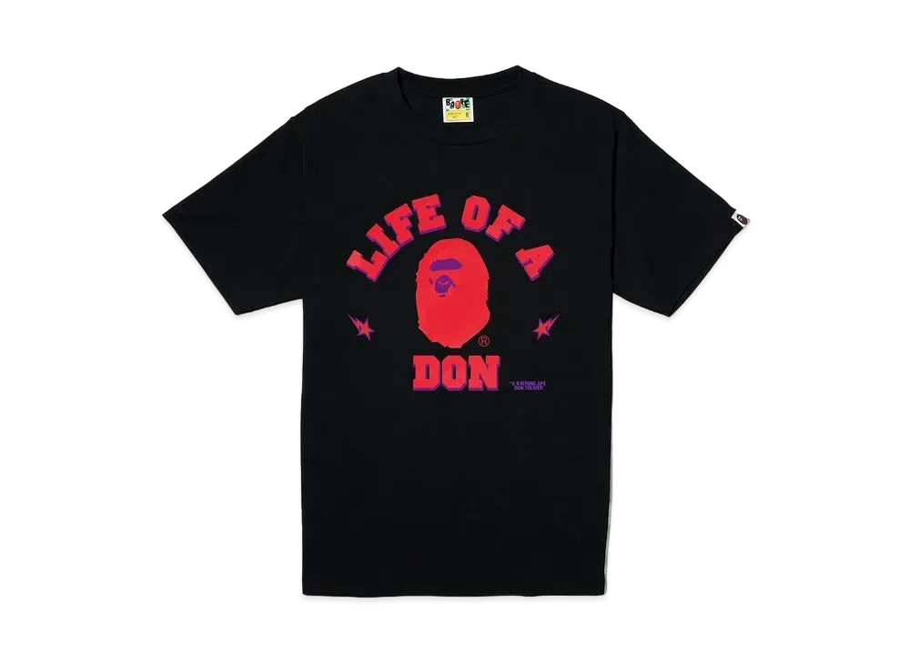 A BATHING APE X CACTUS JACK X DON TOLIVER TEE I "Black"