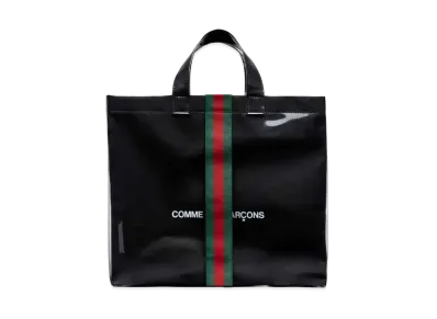 COMME des GARCONS x Gucci PVC Tote Bag "Black"