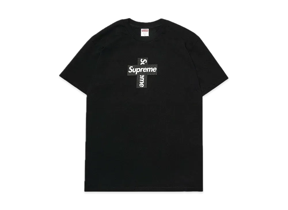 Supreme Cross Box Logo Tee "Black"
