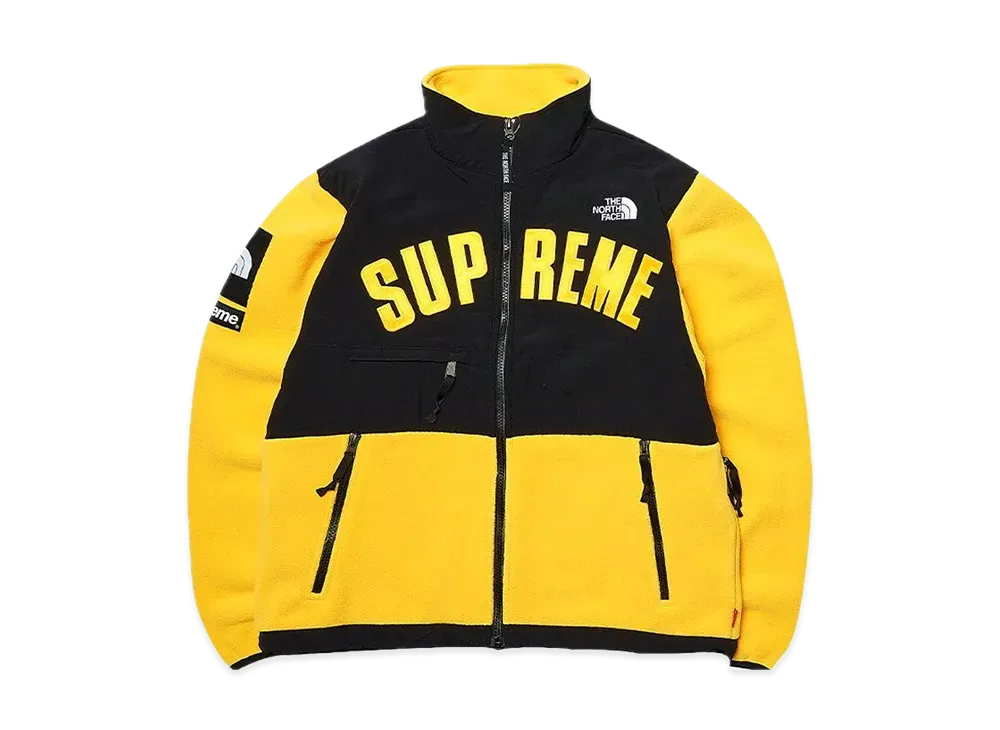 Supreme x The North Face Arc Logo Denali Fleece Jacket "Yellow"