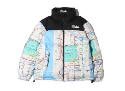 FIRST DOWN × atmos DOWN JACKET NEW YORK SUBWAY "Multi"