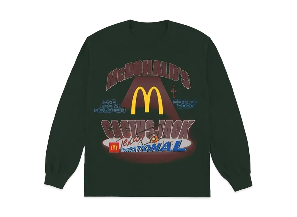 Travis Scott Cactus Jack Invitational L S T-Shirt "Green"