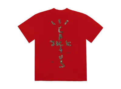 Travis Scott Cactus Jack Motherboard Logo IV T-Shirt "Red"