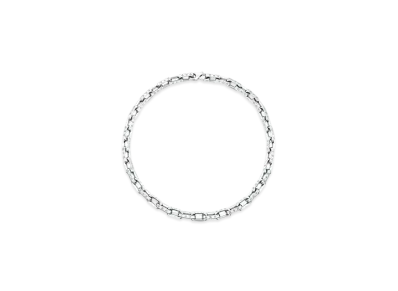Louis Vuitton Monogram Chain Necklace "Silver"