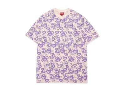 Supreme Jacquard Bubble Hearts Top "Pink"