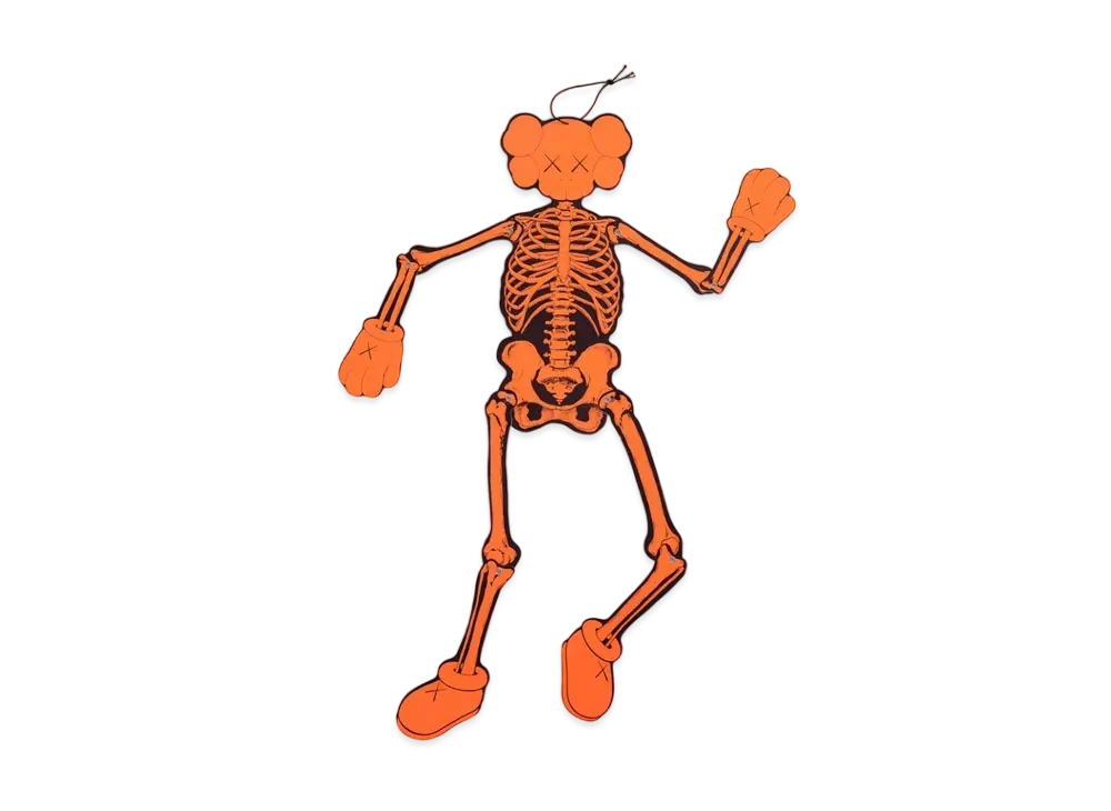KAWS Skelton "Orange"