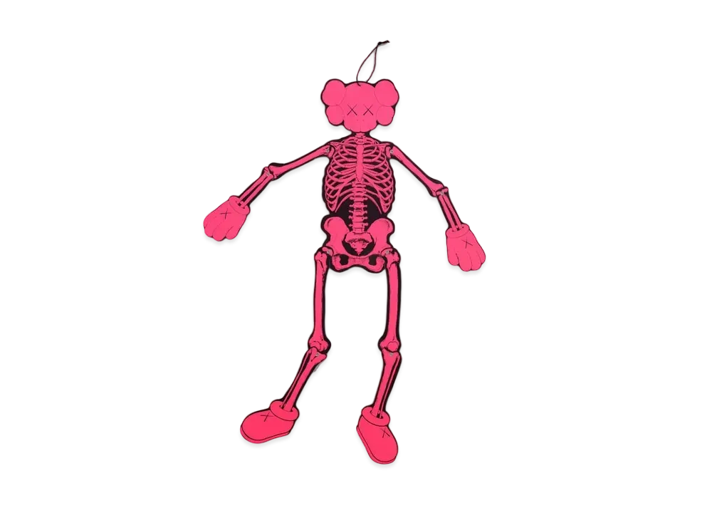 KAWS Skelton "Pink"