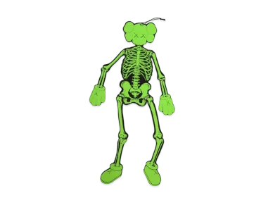 KAWS Skelton "Green"