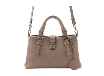 Bottega Veneta Roma Intrecciato leather 2WAY Bag "Brown"