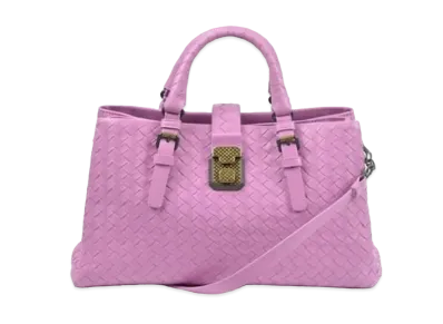 Bottega Veneta Roma Intrecciato leather 2WAY Bag "Pink"