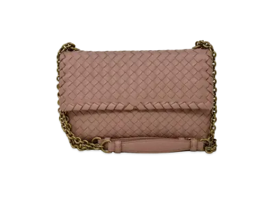 Bottega Veneta Olimpia Intrecciato leather shoulder Bag "Brown"