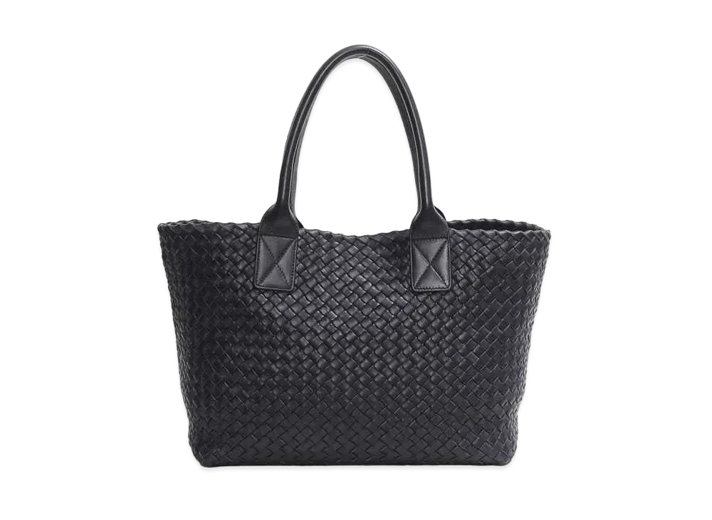 Bottega Veneta Cabat Intrecciato leather Tote Bag "Black"