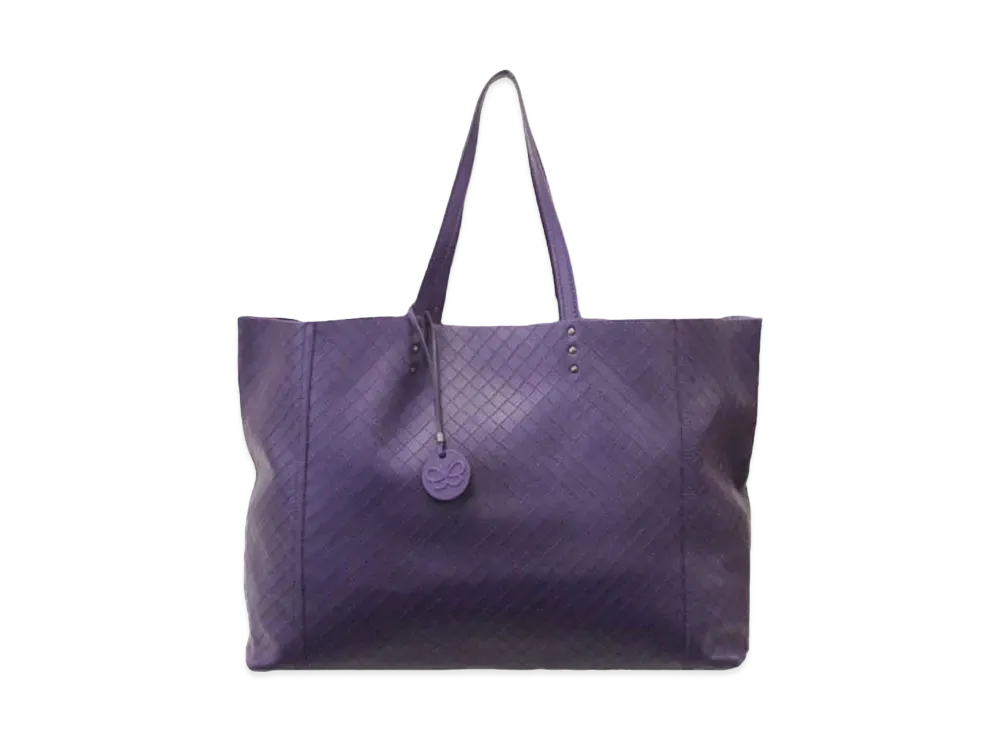 Bottega Veneta Intreccio Mirage leather Tote Bag "Purple"