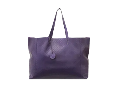 Bottega Veneta Intreccio Mirage leather Tote Bag "Purple"