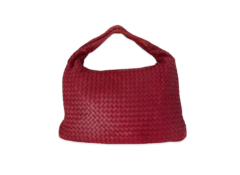 Bottega Veneta Intrecciato leather Veneta Bag shoulder "Red"