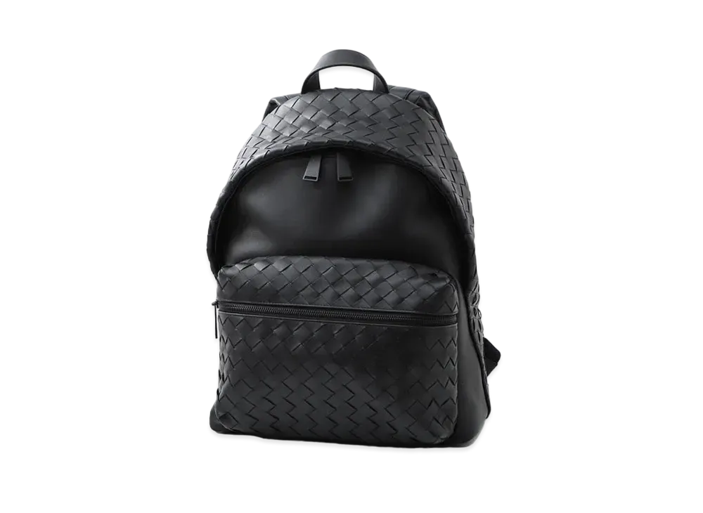 Bottega Veneta Intrecciato leather Backpack "Black"